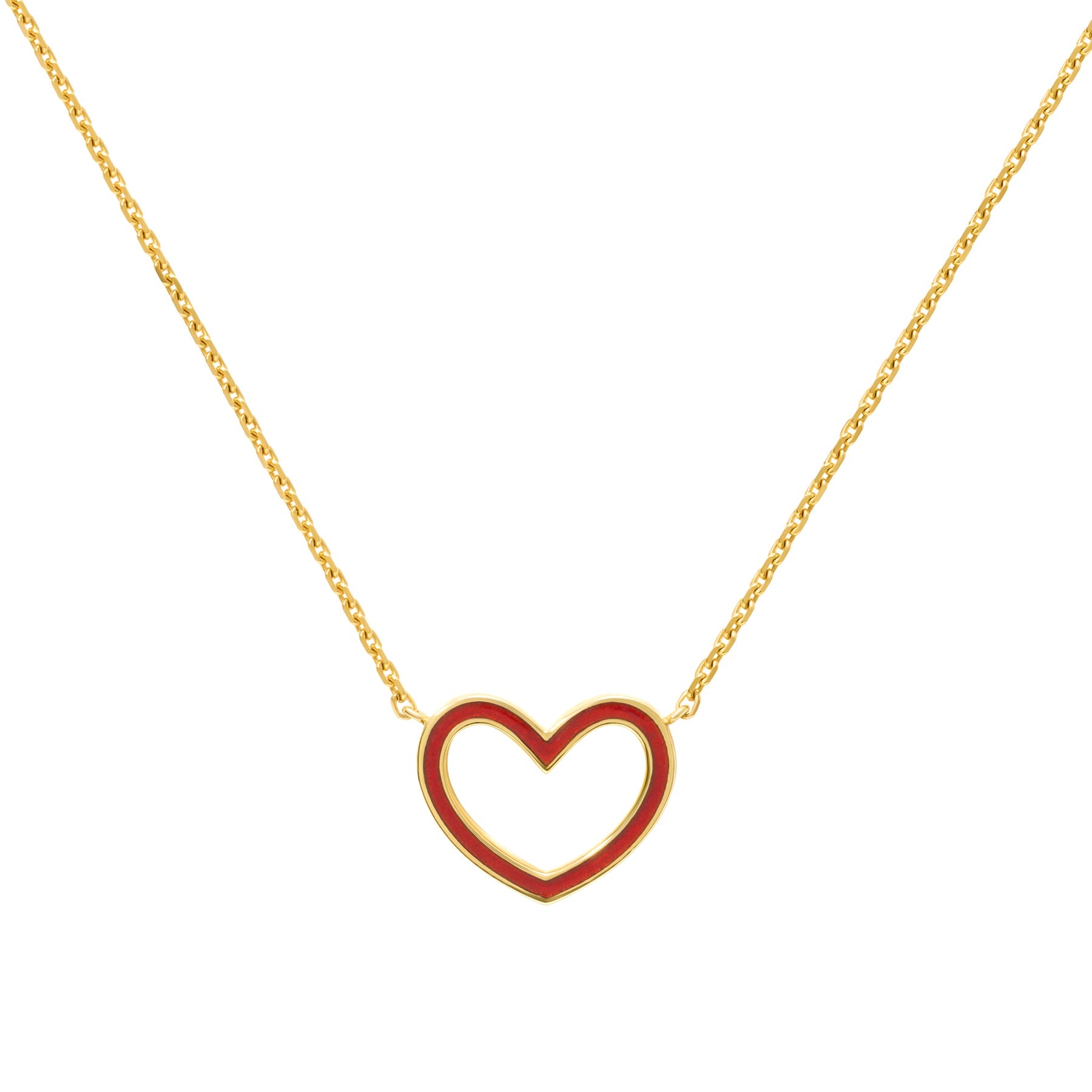 HEART Emaille Collection Kette